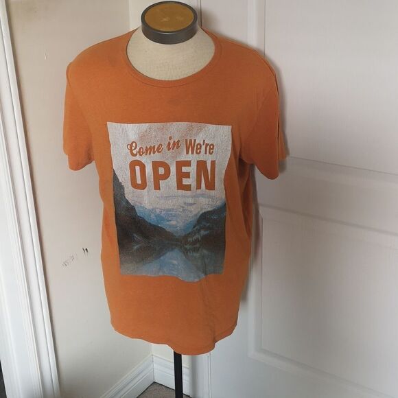 Old Navy Men T-shirt XL Orange - Picture 2 of 16